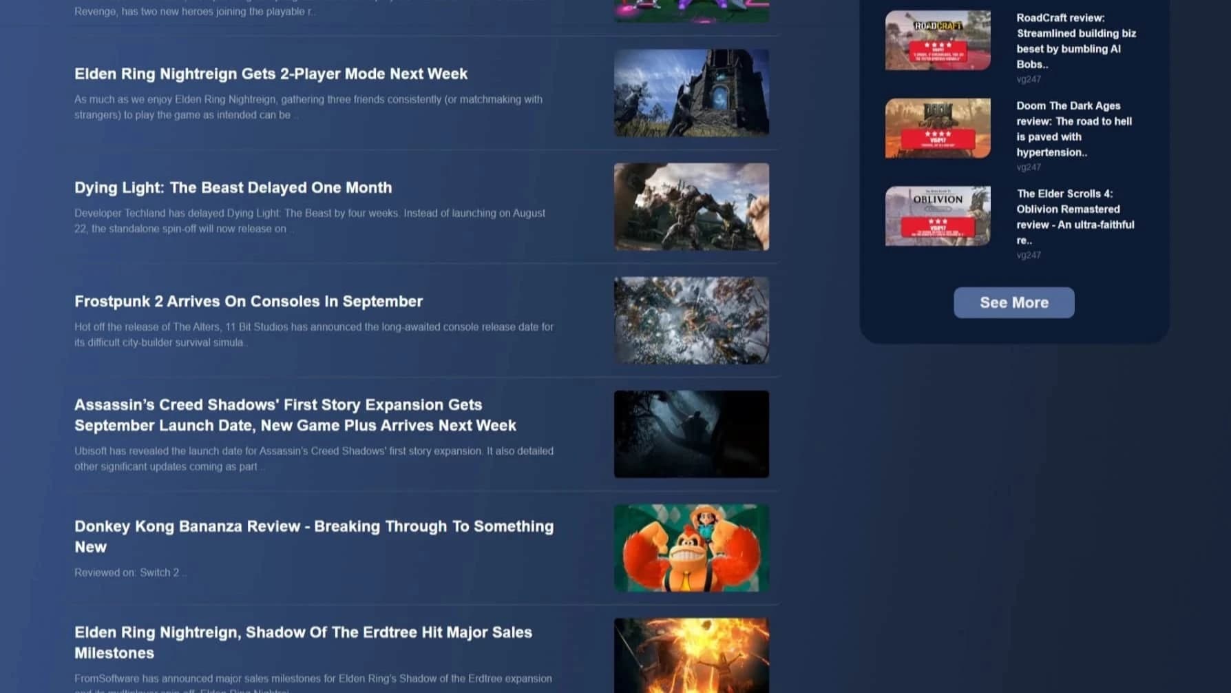 Gaming Zone – Gaming News Aggregator screenshot 2