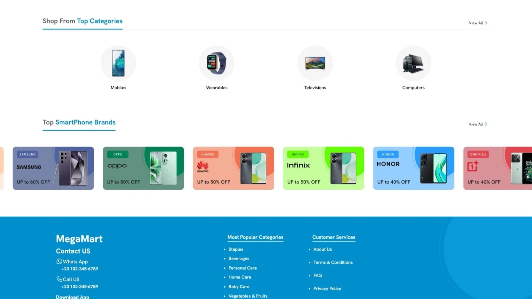 MegaMart – Responsive Next.js E-commerce screenshot 2